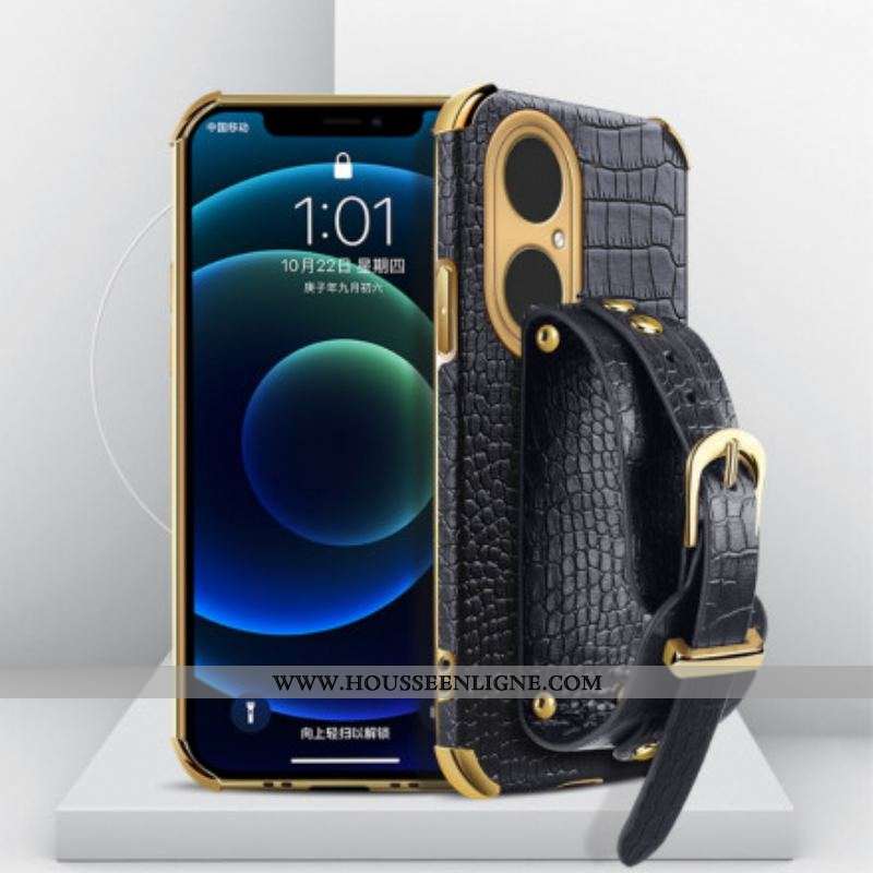 Coque Huawei P50 Pro Croco Bracelet