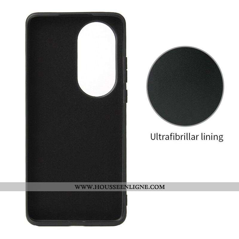 Coque Huawei P50 Pro Fibre Carbone Anneau-Support