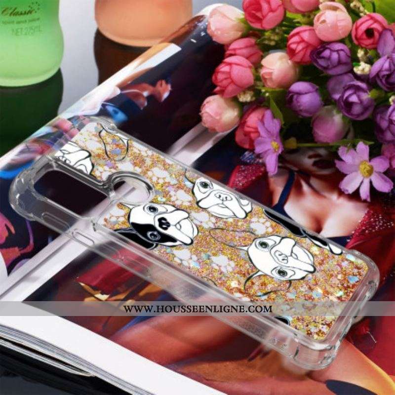 Coque Moto G30 / Moto G10 Mr Chien Paillettes