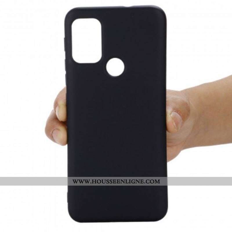 Coque Moto G30 / Moto G10 Silicone Liquide avec Lanière