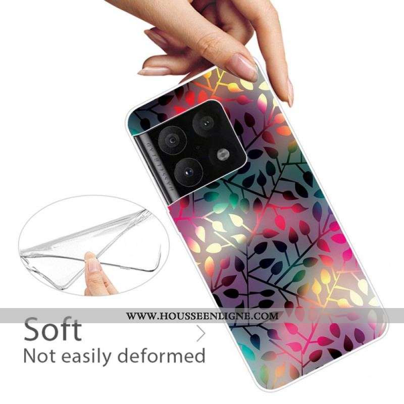 Coque OnePlus 10 Pro 5G Feuilles Néons