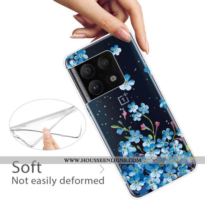 Coque OnePlus 10 Pro 5G Fleurs Bleues