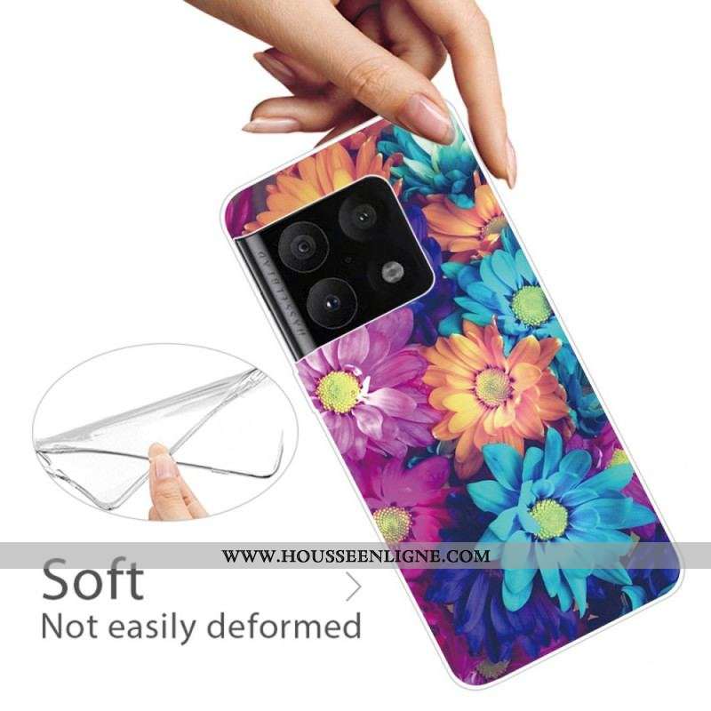 Coque OnePlus 10 Pro 5G Marguerites Colorées