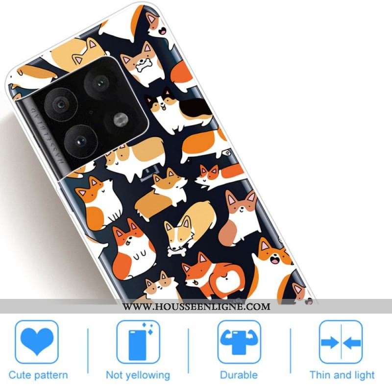 Coque OnePlus 10 Pro 5G Multiples Chiens