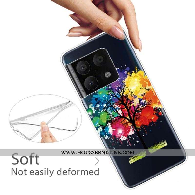 Coque OnePlus 10 Pro 5G Transparente Arbre Aquarelle