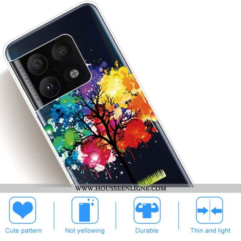 Coque OnePlus 10 Pro 5G Transparente Arbre Aquarelle