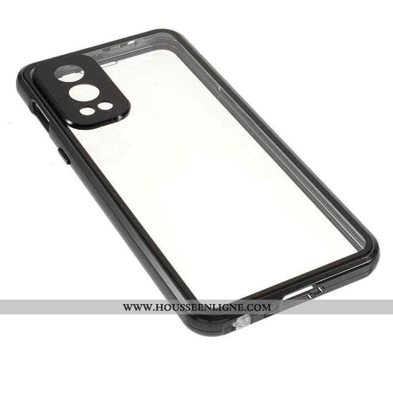 Coque OnePlus Nord 2 5G Deux Cotés Magnétique Verre Trempé et Métal