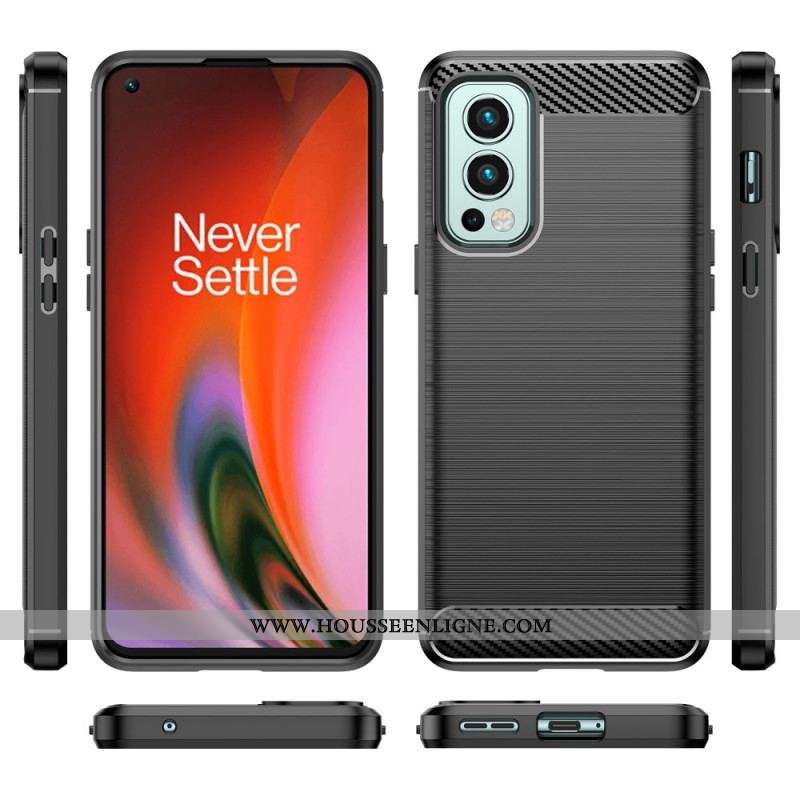 Coque OnePlus Nord 2 5G Fibre Carbone Brossée