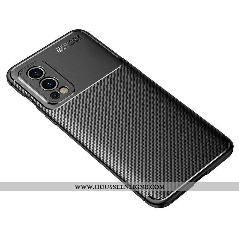 Coque OnePlus Nord 2 5G Flexible Texture Fibre Carbone