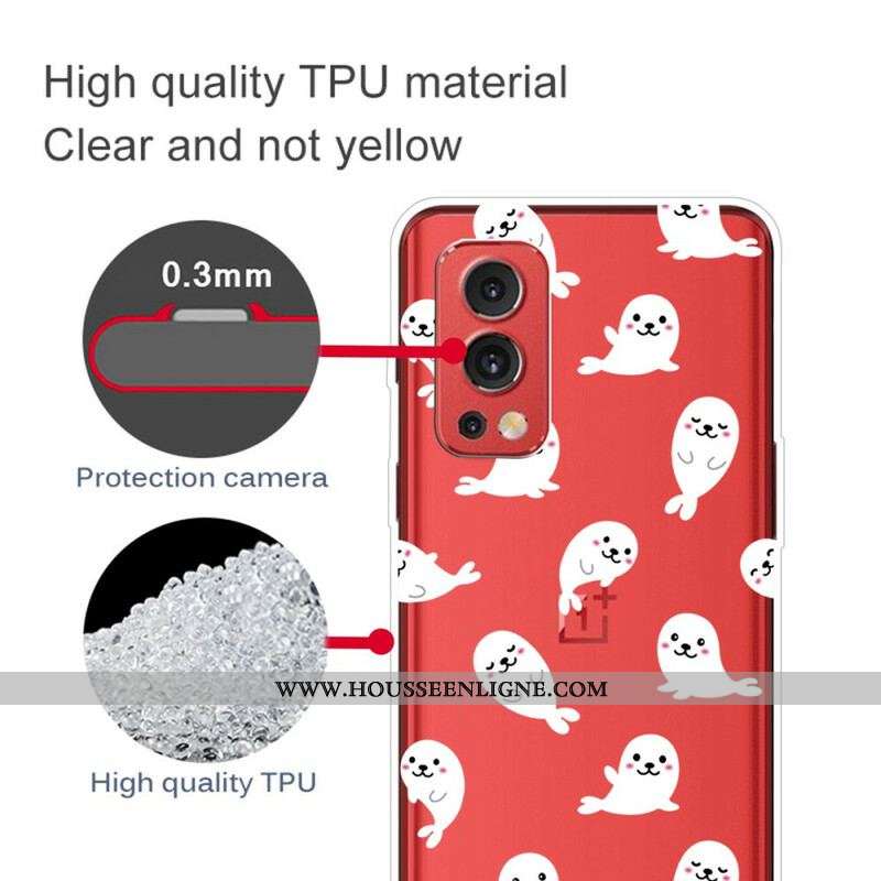 Coque OnePlus Nord 2 5G Transparente Otaries Fun