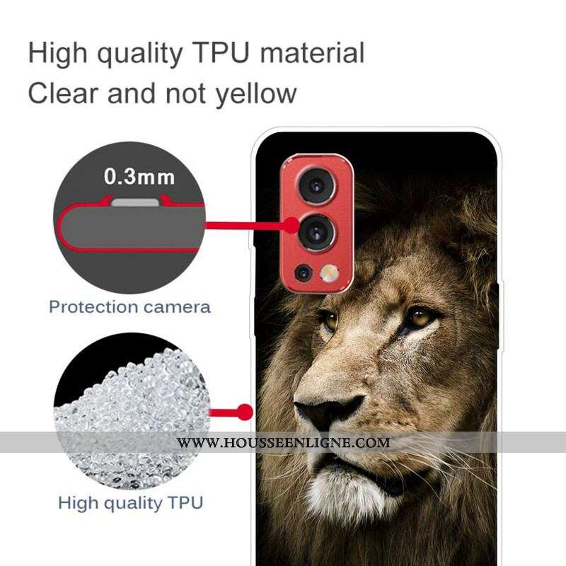 Coque OnePlus Nord 2 5G Tête de Lion