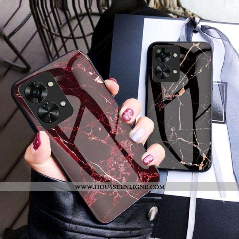 Coque OnePlus Nord 2T 5G Verre Trempé Marble