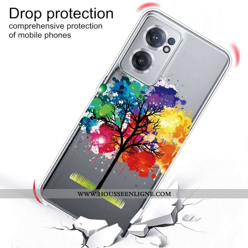 Coque OnePlus Nord CE 2 5G Arbre Arc-en-Ciel