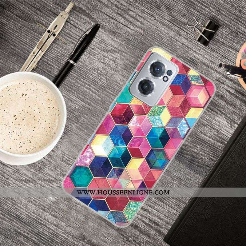 Coque OnePlus Nord CE 2 5G Cubes Multicolores