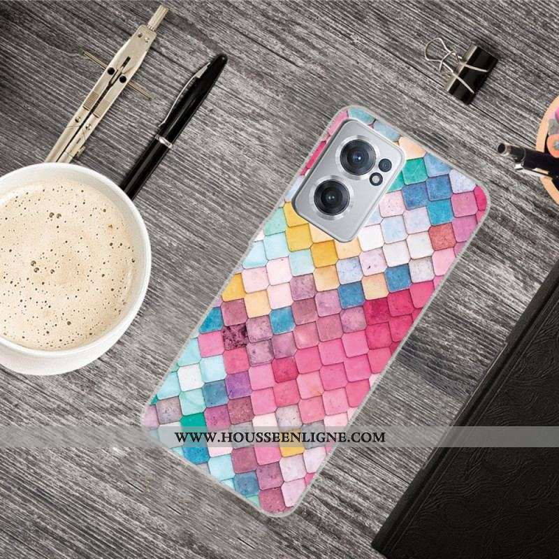 Coque OnePlus Nord CE 2 5G Cubes Néons