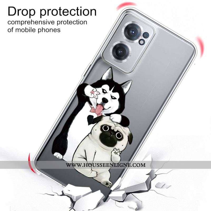 Coque OnePlus Nord CE 2 5G Loup et Pug