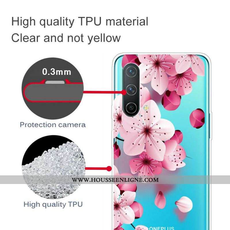 Coque OnePlus Nord CE 5G Petites Fleurs Roses