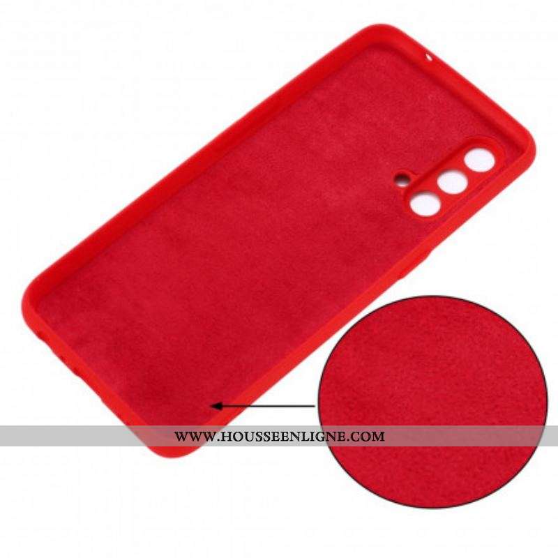 Coque OnePlus Nord CE 5G Silicone Liquide Avec Lanière