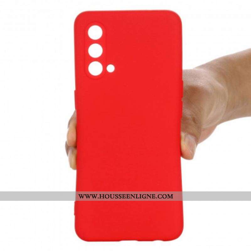 Coque OnePlus Nord CE 5G Silicone Liquide Avec Lanière