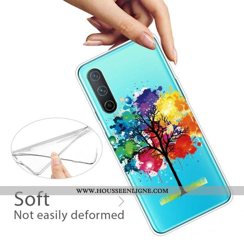 Coque OnePlus Nord CE 5G Transparente Arbre Aquarelle