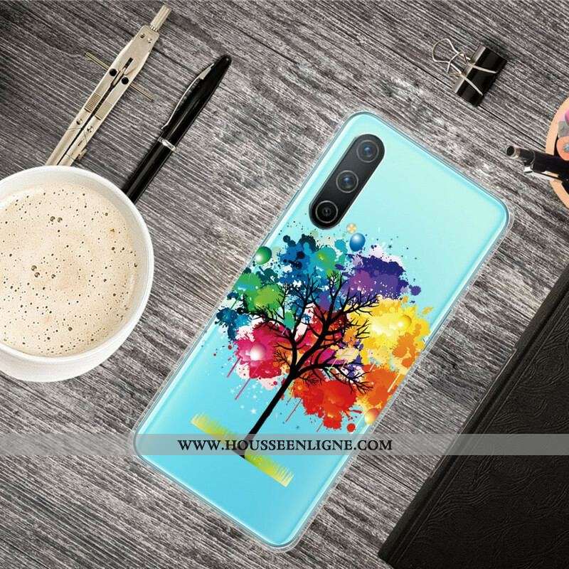 Coque OnePlus Nord CE 5G Transparente Arbre Aquarelle