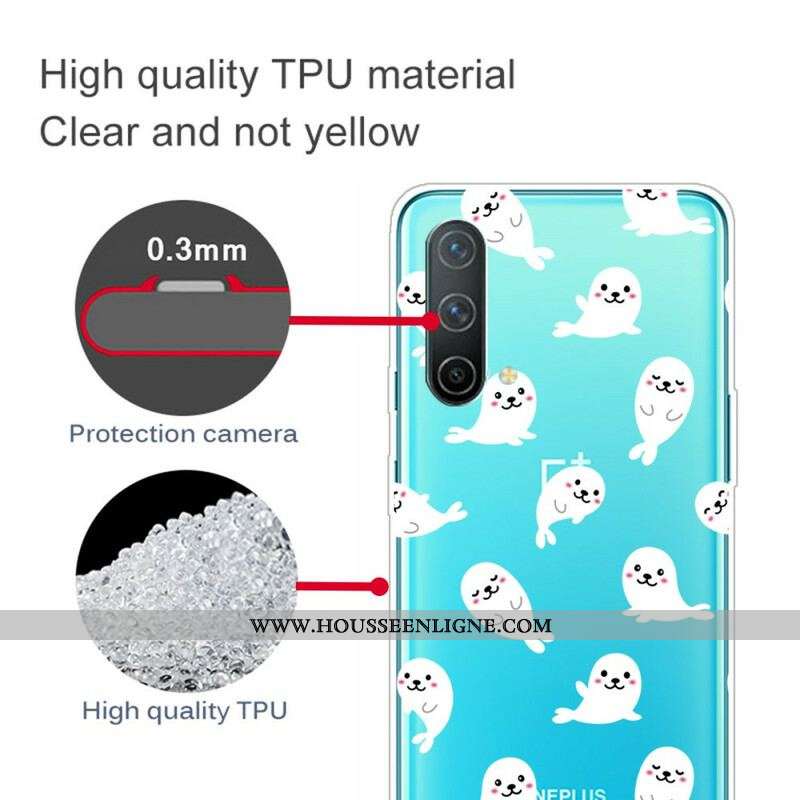 Coque OnePlus Nord CE 5G Transparente Otaries Fun