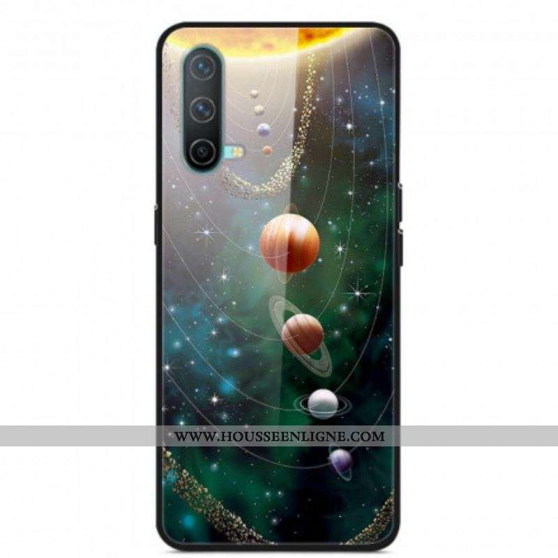 Coque OnePlus Nord CE 5G Verre Trempé Planète Système Solaire