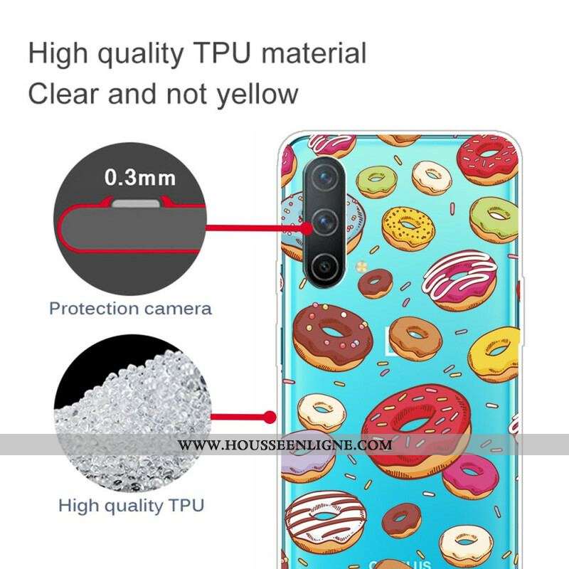 Coque OnePlus Nord CE 5G love Donuts