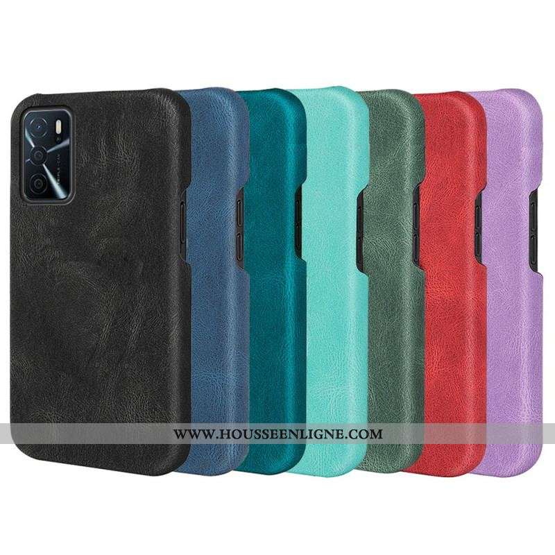 Coque Oppo A16 / A16s Effet Cuir Élégance New Colors