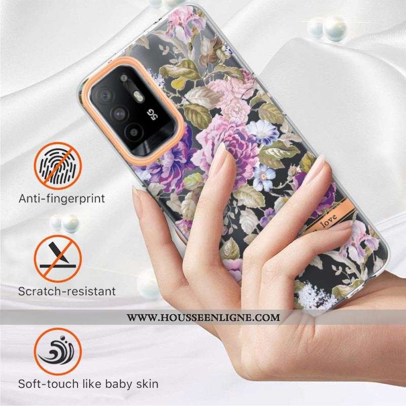 Coque Oppo A94 5G Fleurs Begonia