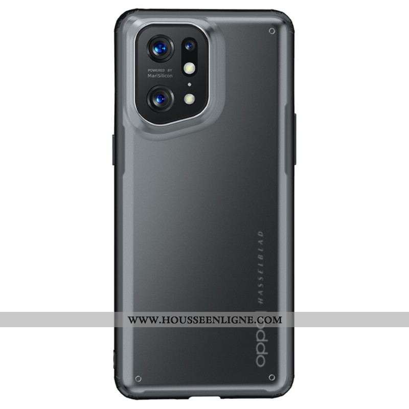 Coque Oppo Find X5 Pro Givrée