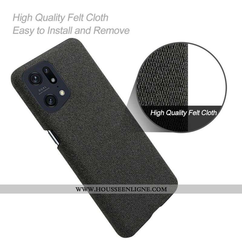 Coque Oppo Find X5 Pro Tissu