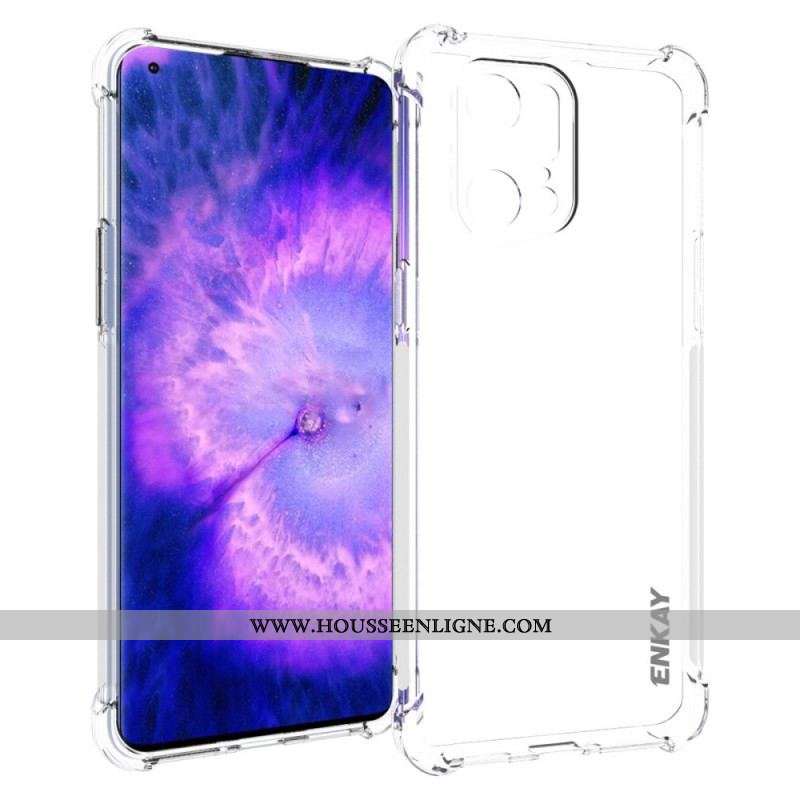 Coque Oppo Find X5 Pro Transparente ENKAY