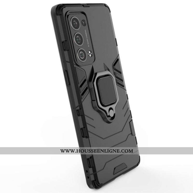 Coque Oppo Reno 6 Pro 5G Anneau-Support Pivotant