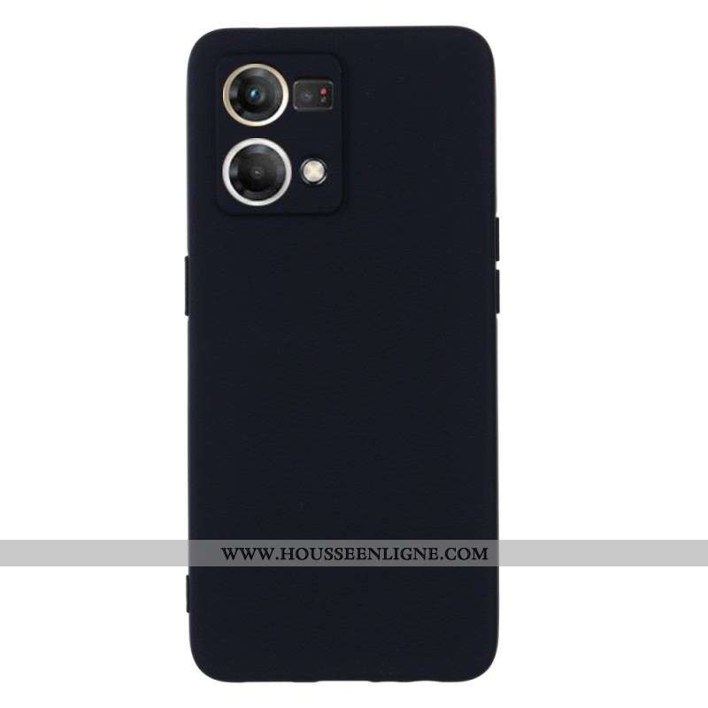 Coque Oppo Reno 7 Silicone Liquide Avec Lanière