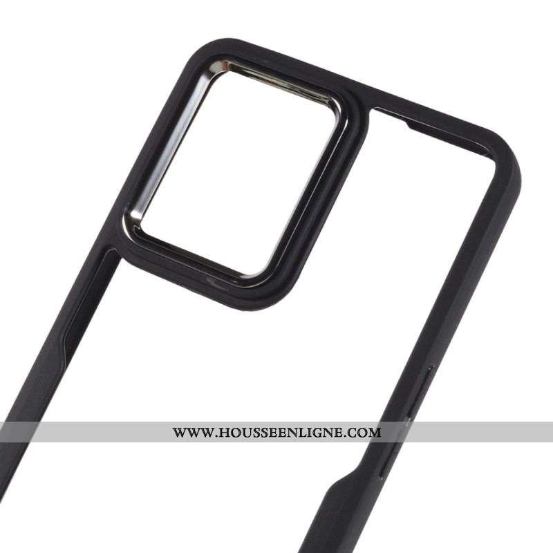 Coque Oppo Reno 7 Transparente Acrylique et Contour Coloré