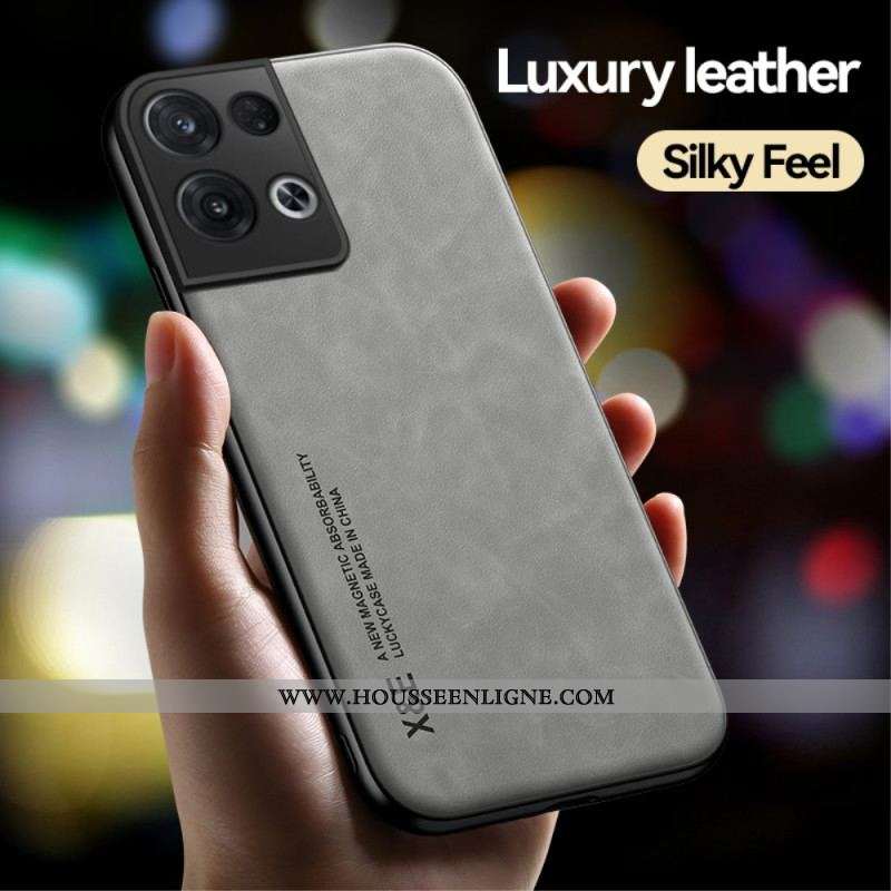 Coque Oppo Reno 8 Effet Cuir X&E