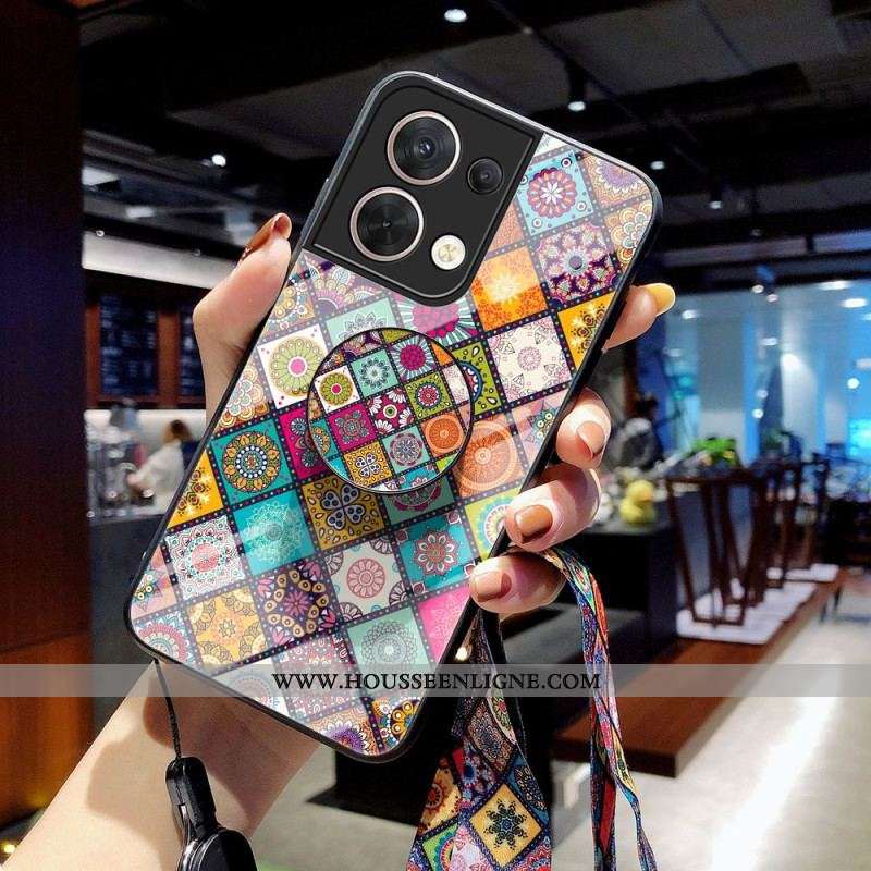 Coque Oppo Reno 8 Patchwork