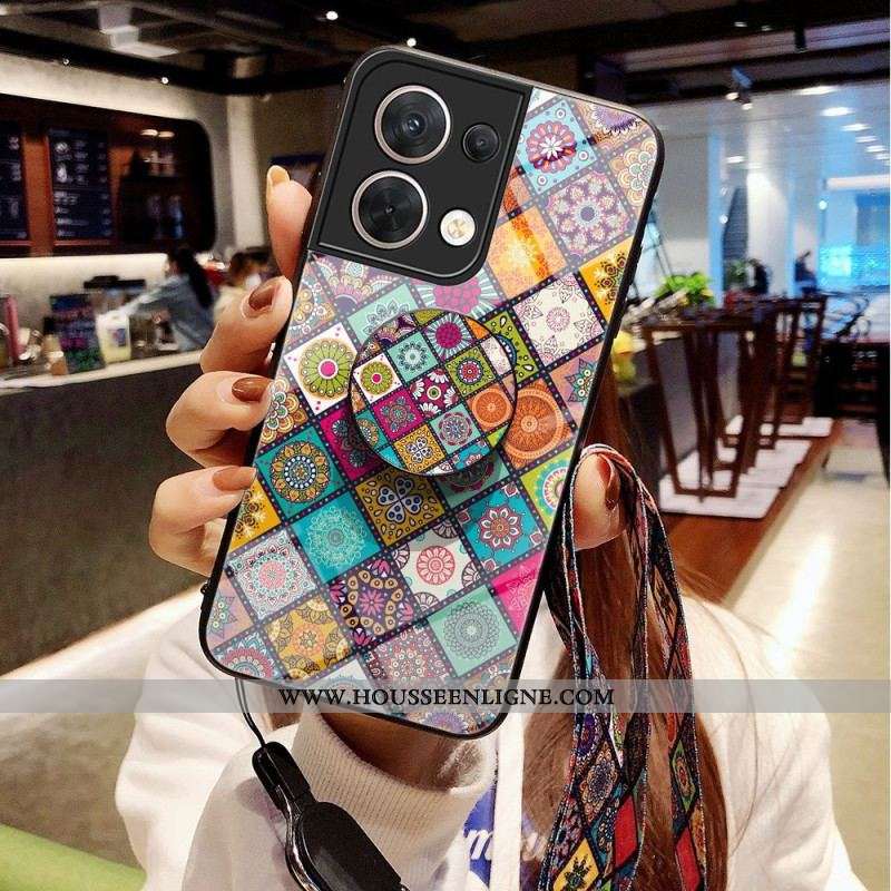 Coque Oppo Reno 8 Patchwork