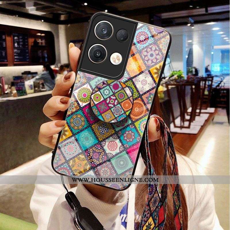 Coque Oppo Reno 8 Pro Patchwork