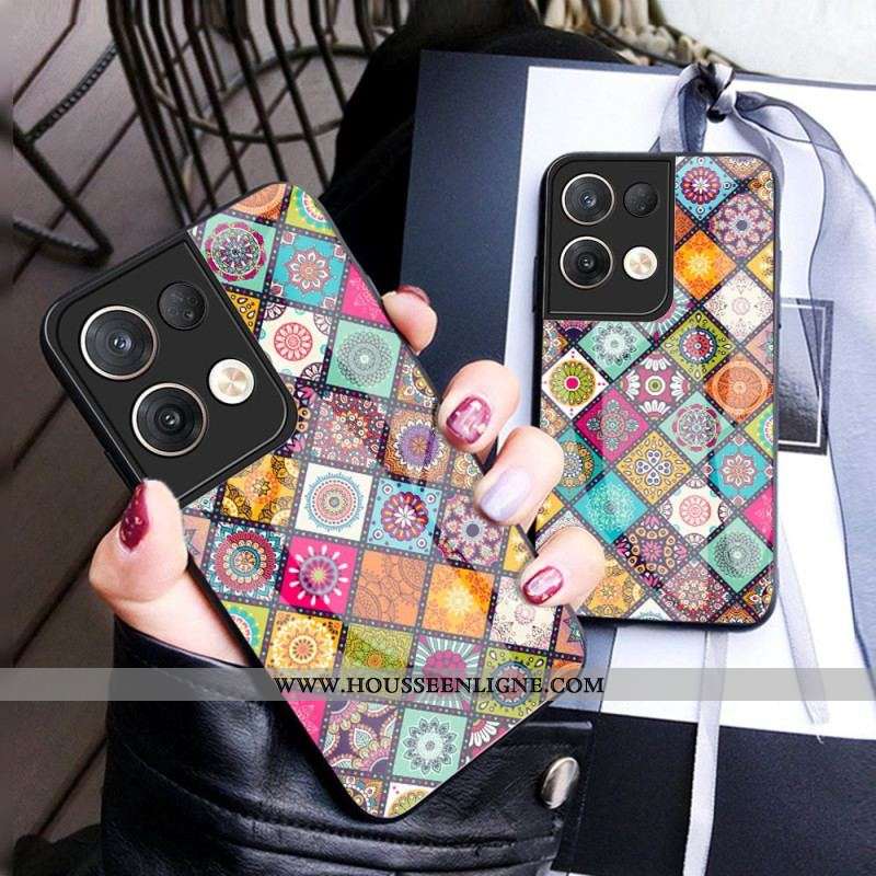 Coque Oppo Reno 8 Pro Patchwork