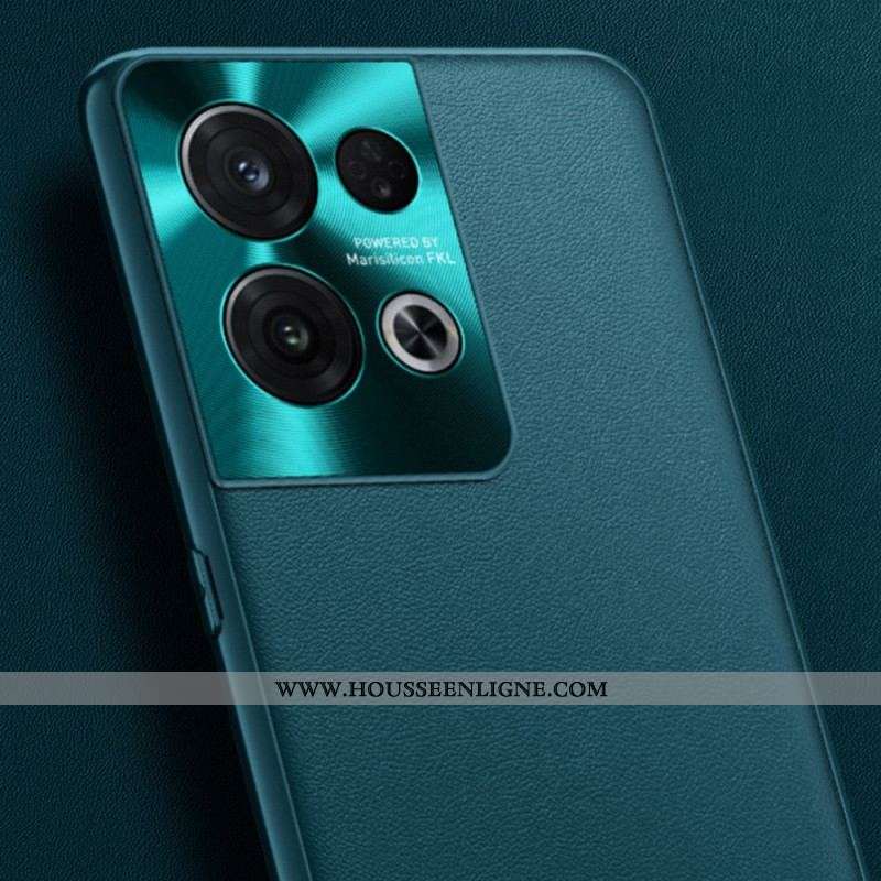 Coque Oppo Reno 8 Pro Simili Cuir Haut de Gamme