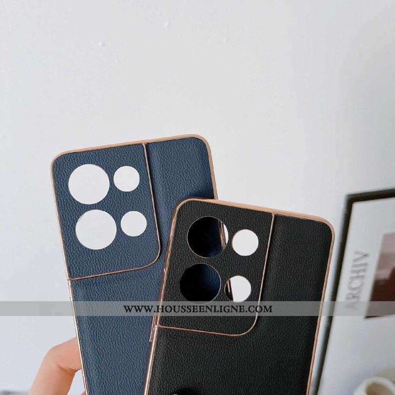 Coque Oppo Reno 8 Pro Vrai Cuir Premium