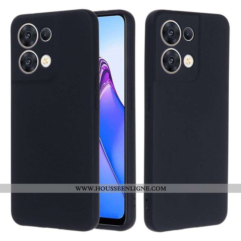 Coque Oppo Reno 8 Silicone Liquide à Lanière