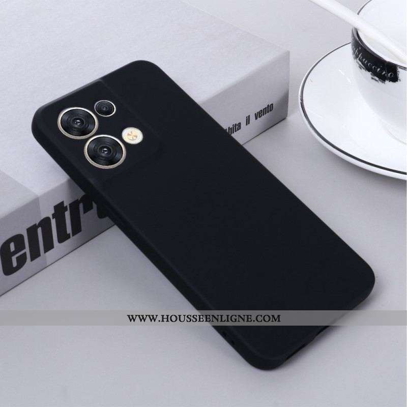 Coque Oppo Reno 8 Silicone Liquide à Lanière