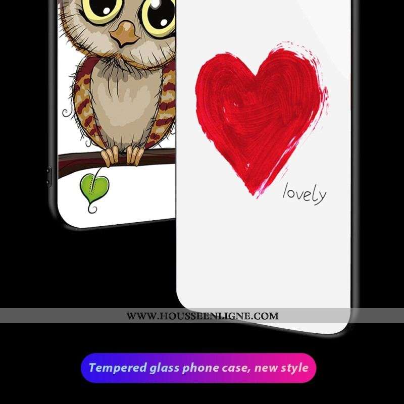 Coque Oppo Reno 8 Verre Trempé Bad Hibou