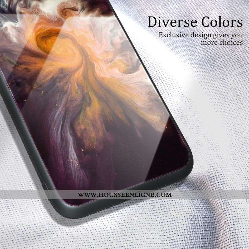 Coque Oppo Reno 8 Verre Trempé Marble Colors