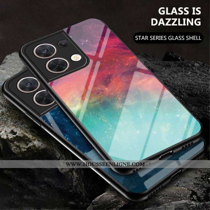 Coque Oppo Reno 8 Verre Trempé Motif