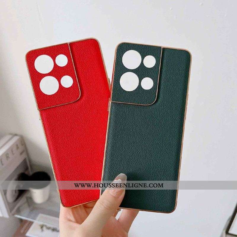 Coque Oppo Reno 8 Vrai Cuir Premium