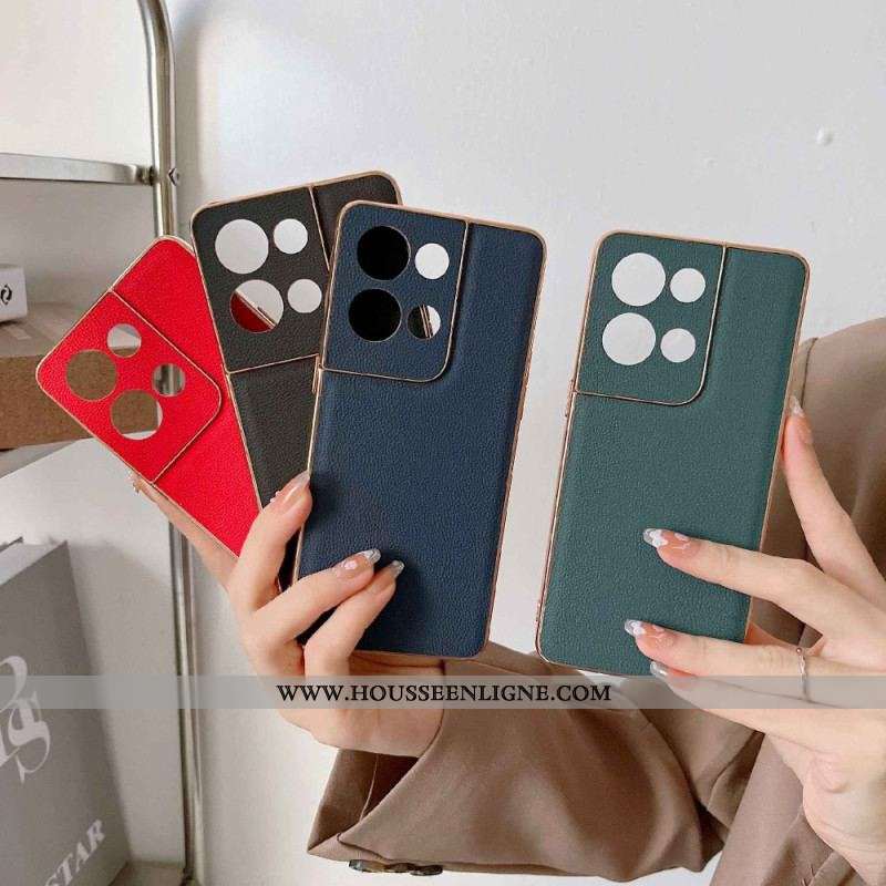 Coque Oppo Reno 8 Vrai Cuir Premium